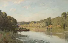 Landscape from Bougival, 1873. Creator: Alfred Sisley