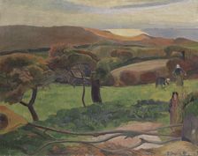 Landscape from Bretagne, 1889. Creator: Paul Gauguin