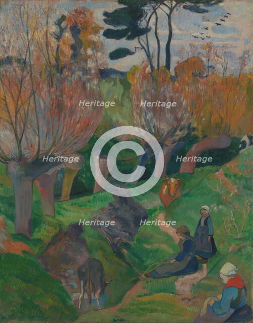 Landscape from Brittany, 1889. Creator: Paul Gauguin.