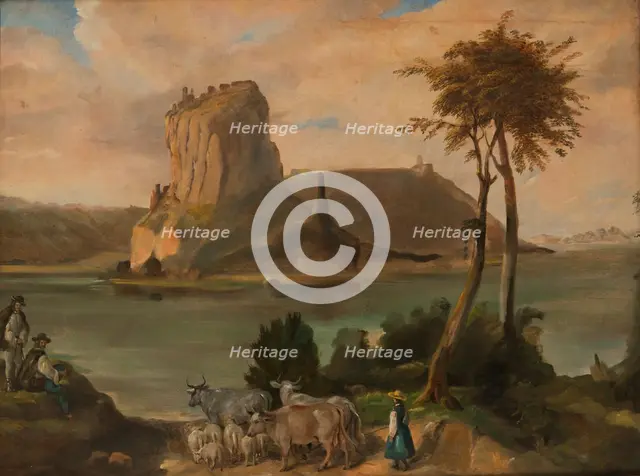 Landscape from Brittany, 1838-1848. Creator: Aleksander Titz.