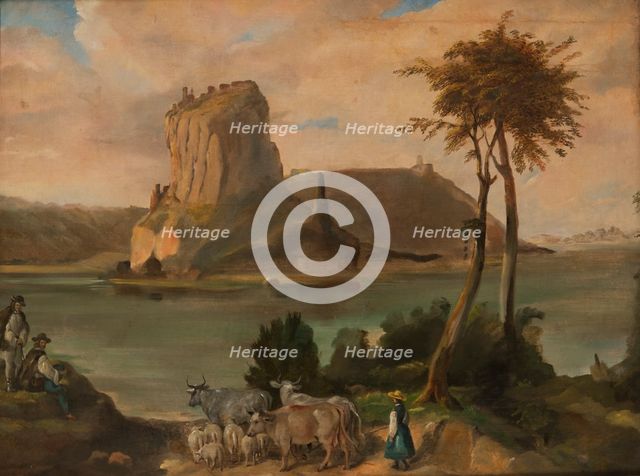 Landscape from Brittany, 1838-1848. Creator: Aleksander Titz.