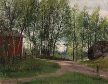 Landscape from Espoo, 1903. Creator: Thorsten Waenerberg