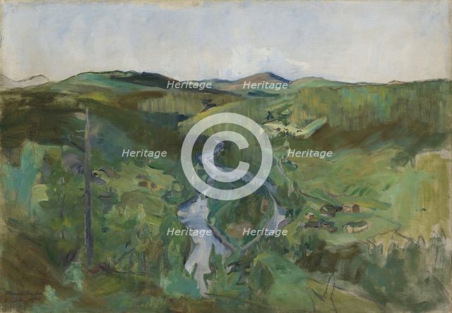 Landscape from Foldalen, 1894. Creator: Harriet Backer.