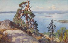 Landscape from Koli, 1928. Creator: Eero Jarnefelt