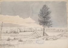 Landscape from Kirkkonummi, 1850-1859. Creator: Magnus von Wright
