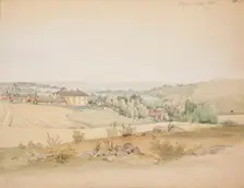 Landscape from Högfors, 1865. Creator: Magnus von Wright