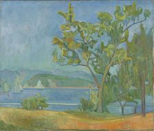 Landscape from Holmsbu, 1911. Creator: Oluf Wold-Torne