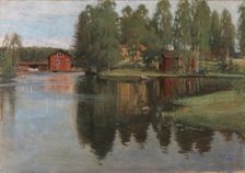 Landscape from Inha, 1905. Creator: Vilho Sjöström
