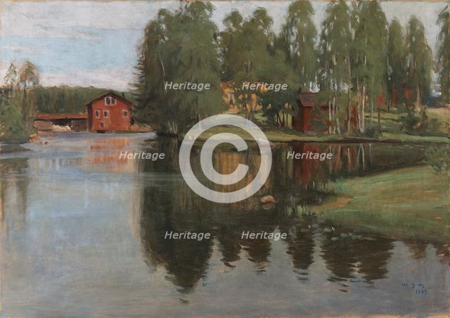Landscape from Inha, 1905. Creator: Vilho Sjöström.