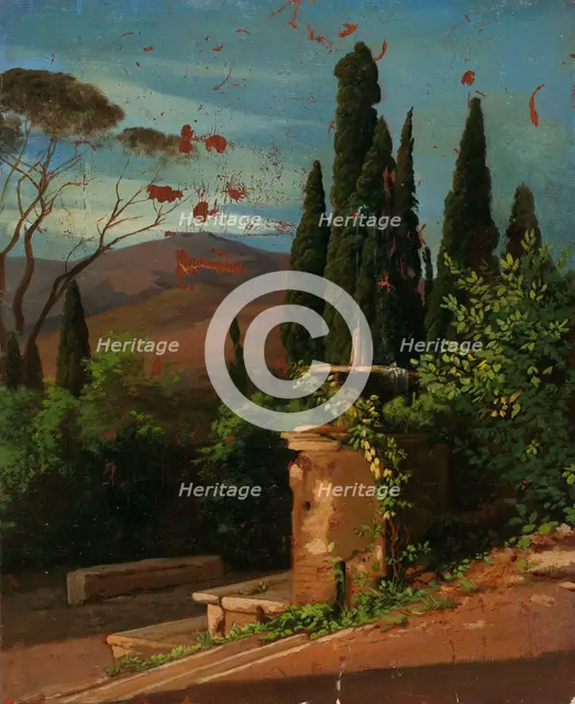 Landscape from Italy, 1835-1853. Creator: Nils Jakob Blommer.