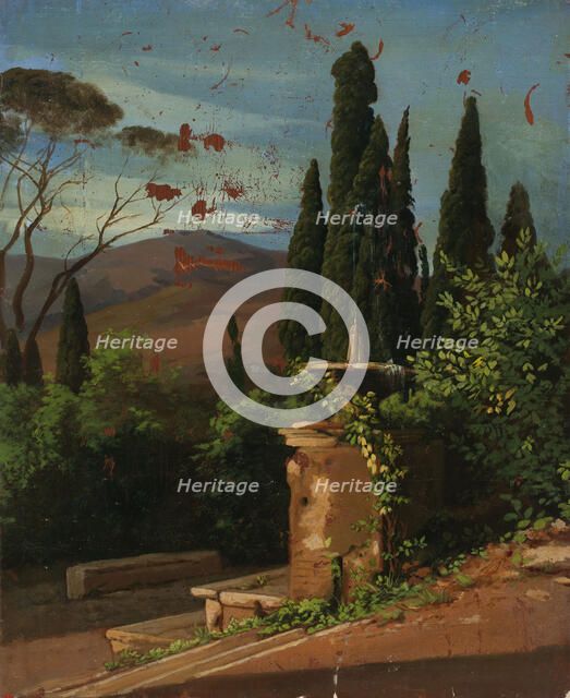 Landscape from Italy, 1835-1853. Creator: Nils Jakob Blommer.