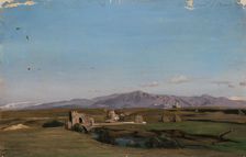 Landscape from Italy, Study, 1835-1853. Creator: Nils Jakob Blommer