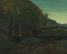 Landscape from Jura, 1868. Creator: Gustave Courbet