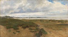 Landscape from Ogna at Jaeren, 1878. Creator: Kitty Lange Kielland