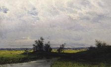 Landscape from lowlands near Haarlem, 1881. Creator: Thorsten Waenerberg