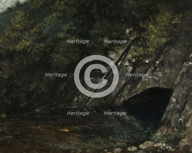 Landscape from La Source Bleue, 1872. Creator: Gustave Courbet.
