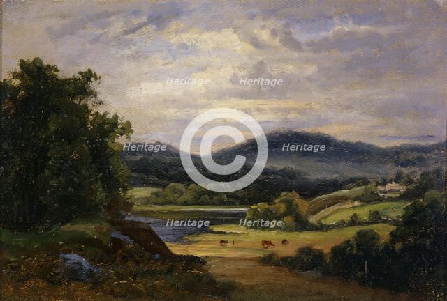 Landscape from Matinaho in Ylitornio, 1870-1879. Creator: Johan Knutson.