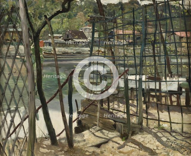 Landscape from Meudon, France, 1884. Creator: Eilif Peterssen.