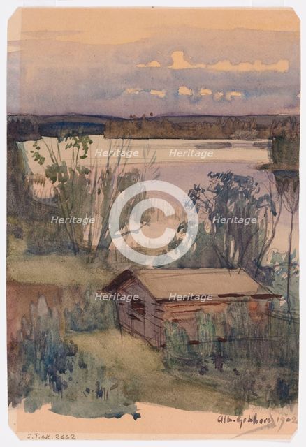Landscape from Nurmes, 1902. Creator: Albert Gebhard.