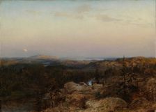 Landscape from Savo, 1868. Creator: Berndt Lindholm