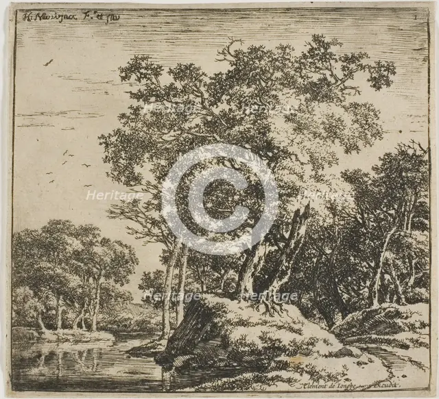 Landscape, from Set of Landscapes, n.d. Creator: Herman Naijwincx.