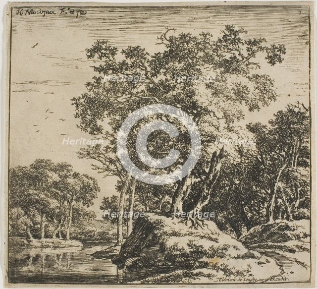 Landscape, from Set of Landscapes, n.d. Creator: Herman Naijwincx.