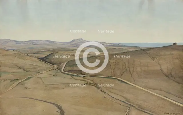 Landscape from Sicily, 1901. Creator: Werner von Hausen.