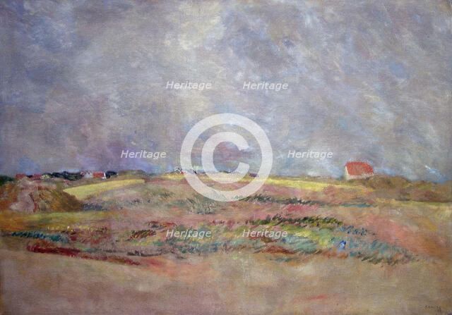 Landscape from Skagen, Denmark, 1925. Creator: Ludvig Karsten.