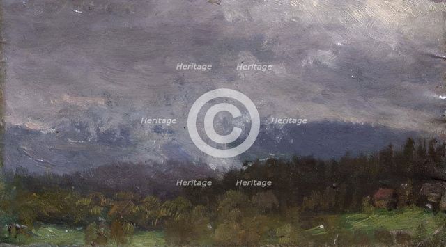 Landscape from Stabekk near Oslo, 1889. Creator: Siegwald Johannes Dahl.