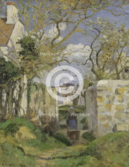 Landscape from Pontoise, 1874. Creator: Camille Pissarro.