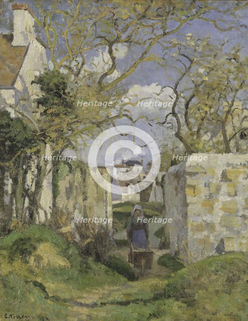 Landscape from Pontoise, 1874. Creator: Camille Pissarro.