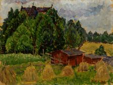 Landscape from Padasjoki, 1917. Creator: Alfred William Finch