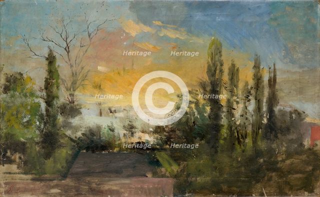 Landscape from Rabka, before 1884. Creator: Hippolyte Lipinski.