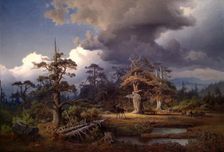 Landscape from Telemark, 1852. Creator: Joachim Frich