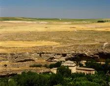Landscape from the Alcazar, Segovia, Castile and Leon, Spain (2003). Creator: LTL