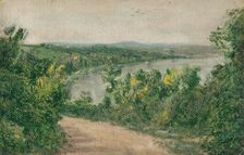 Landscape from the Basin of the Danube, 1900. Creator: Karol Miloslav Lehotský
