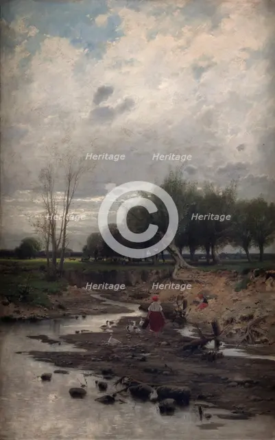 Landscape from the Environs of Krakow, 1886, 1883. Creator: Roman Kochanowski.