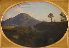 Landscape from the Environs of Rome, 1856. Creator: Albert Zamett