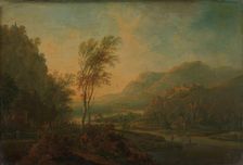 Landscape from the Rhine region, 18th century. Creator: Christian Georg Schüz I