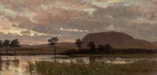 Landscape from the Surroundings of Göteborg, 1873. Creator: Berndt Lindholm