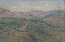 Landscape from the Sabine Mountains, 1926. Creator: Werner von Hausen