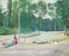 Landscape from the Vicinity of Kazimierz Lubelski, 1891. Creator: Jozef Pankiewicz