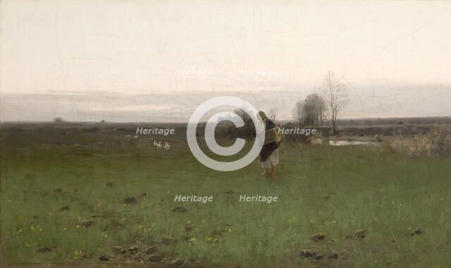 Landscape from the Vincity of Krakow, 1886. Creator: Roman Kochanowski.