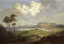 Landscape from Tröndelagen, 1861. Creator: Charles XV, King of Sweden