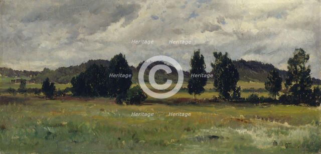 Landscape from Tuulos, 1877. Creator: Hjalmar Munsterhjelm.