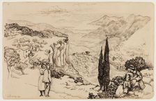 Landscape, Grasse, c1920s. Creator: Roger de la Fresnaye