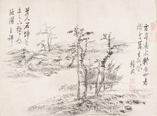 Landscape (image 1 of 6), turn of the 19/ century. Creator: Kim Hong-do