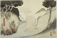 Landscape in Mist (Muchu no sansui), from an untitled series of landscapes, c. 1832. Creator: Utagawa Kunisada