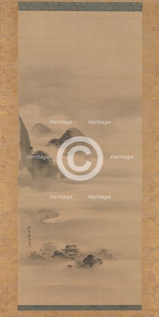 Landscape in Moonlight, after 1662. Creator: Kanô Tan'yû.