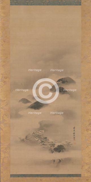 Landscape in Moonlight, after 1662. Creator: Kanô Tan'yû.